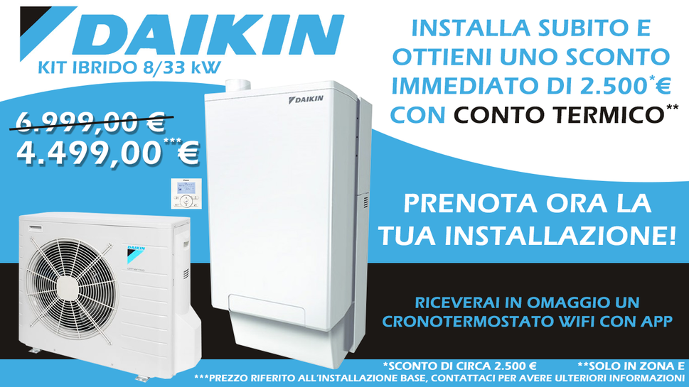 Caldaia Ibrida Daikin Prezzi Riscaldamento Intelligente Con Il