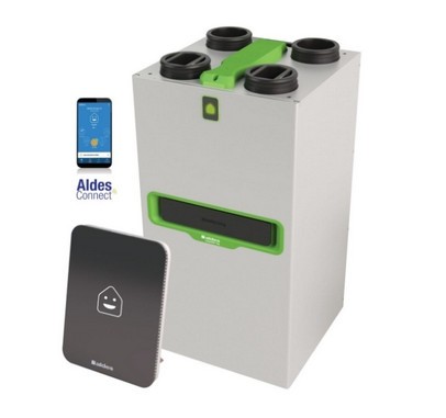 Cambiocaldaiaonline.it ALDES Aldes unità ventilazione con recupero calore inspirAIR TOP (300-450) Cod: 11023477-11023478-31