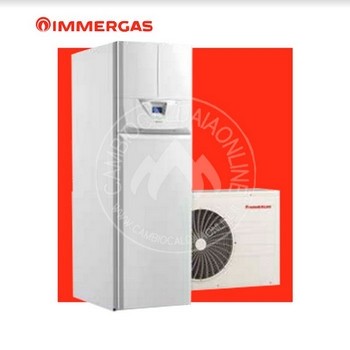 Cambiocaldaiaonline.it IMMERGAS IMMERGAS pompa di calore aria-acqua MAGIS HERCULES PRO (4-6-9kW) con accumulo ACS Cod:-3.0304-36
