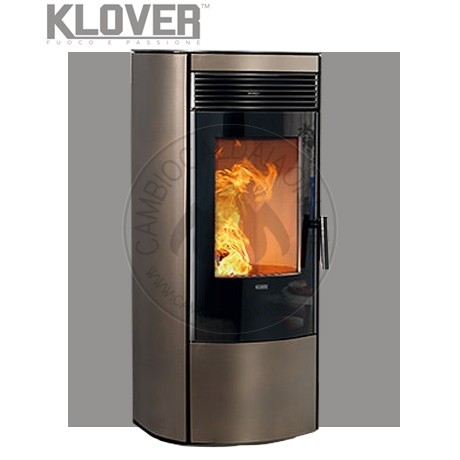 Cambiocaldaiaonline.it KLOVER Srl Klover stufa a pellet multi-air AURA 80-80 PLUS (da 2,5 a 7,8 kW) Cod: A-37