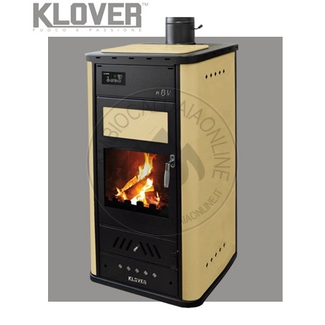 Cambiocaldaiaonline.it KLOVER Srl Klover Termostufa a legna BELVEDERE 30 (25,7 kW) Cod:-NBV-327