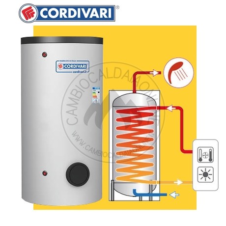 Cambiocaldaiaonline.it CORDIVARI Srl Cordivari BOLLY XL WB da 200 a 500 ERP (Vol da 189 a 497 lt + Scamb da 2 a 6.5 mq) Cod: 31051623207-325