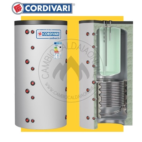 Cambiocaldaiaonline.it CORDIVARI Srl Cordivari COMBI 2 WB / WC (Vol da 99 a 226 lt H=da 1670 a 2180; D=750 / 950 mm) Cod: 3270162-314