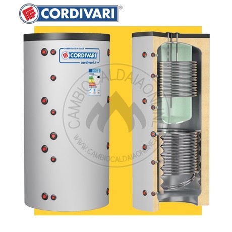 Cambiocaldaiaonline.it CORDIVARI Srl Cordivari COMBI 3 WB / WC (Vol da 99 a 226 lt H= da 1670 a 2180 ; D=750 / 950 mm) Cod: 327016-316