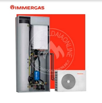 Cambiocaldaiaonline.it IMMERGAS IMMERGAS pompa di calore ibrida reversibile MAGIS COMBO PLUS V2 (4-6-9kW) con gruppo idronico BASIC MAGIS PRO Cod: .,3.03061-32