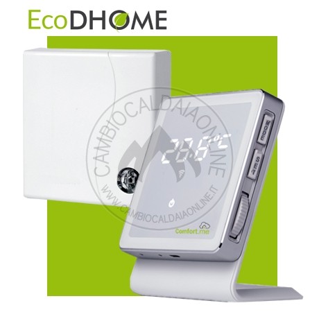 Cambiocaldaiaonline.it EcoDHOME Srl Cronotermostato Wi-Fi Comfort.me senza fili (incluso attuatore bordo caldaia) Cod: 01334501000-313