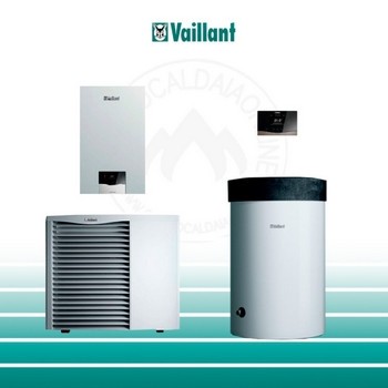 Cambiocaldaiaonline.it VAILLANT Vaillant SISTEMA IBRIDO 4 caldaia murale + bollitore monoalente + pdc monoblocco Cod: 001004-317