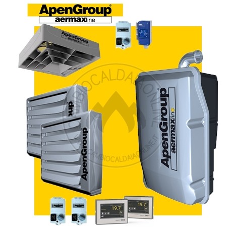 Cambiocaldaiaonline.it APEN GROUP SpA NOLEGGIO APEN GROUP Kit AQUAKOND DUAL AKNEW032 + AB018(2) + Q350 (-H 7mt * 147mq * 1033mc) Cod: AKN032IT+(2)AB018IT-0020+Q350-315