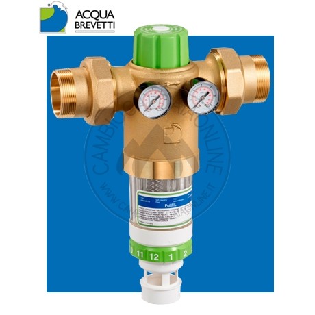 Cambiocaldaiaonline.it ACQUABREVETTI 95 Srl Acqua Brevetti Filtro Autopulente semi-automatico PULIFIL 3/4" FT010 (portata 6.4 mc/h grado filtr. 89 micron) Cod: FT010-315