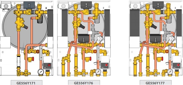 Cambiocaldaiaonline.it GIACOMINI GIACOMINI Satellite di utenza risc. + ACS / solo risc. Cod: GE556Y17-31