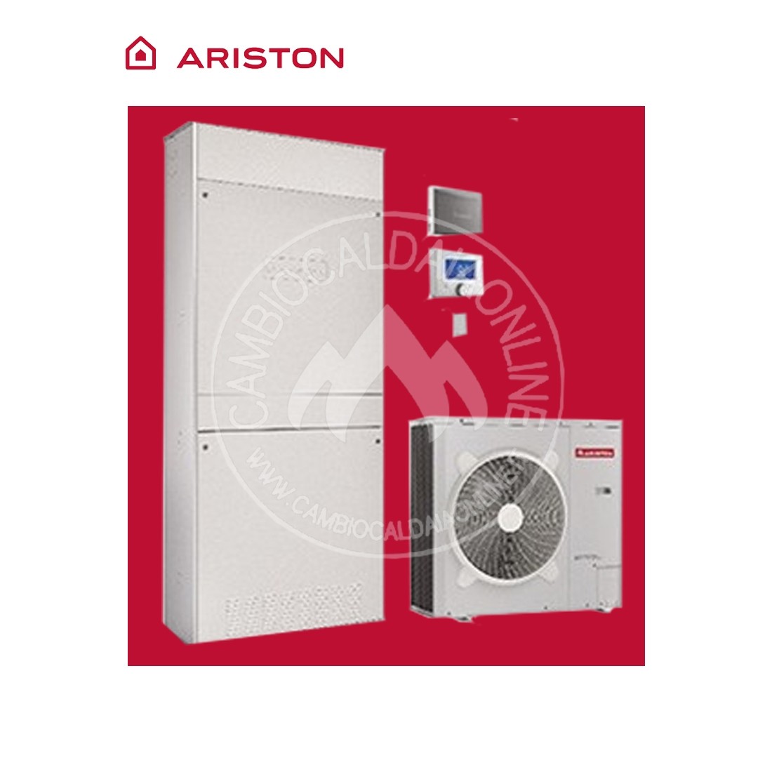 Cambiocaldaiaonline.it ARISTON ARISTON Kit ibrido GENUS ONE HYBRID FLEX IN NET (22 kW riscald.to + boll. 150 lt) Cod: 33014-35