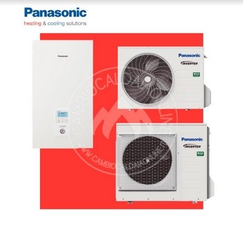 Cambiocaldaiaonline.it PANASONIC Panasonic Aquarea Alta Connettività Split Generazione J monofase risc. e raff. SDC R32 (3-5-7-9kW) Cod: ..WH-33