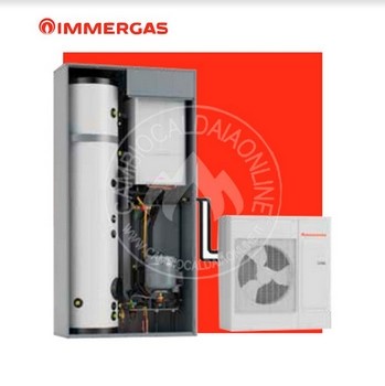 Cambiocaldaiaonline.it IMMERGAS IMMERGAS pompa di calore ibrida reversibile MAGIS COMBO PLUS V2 (4-6-9kW) con gruppo idronico SUPER TRIO Cod: .-3.03061-32