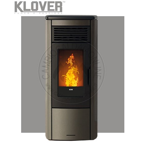 Cambiocaldaiaonline.it KLOVER Srl Klover termostufa a pellet air THERMOAURA (15 kW) Cod:-H-321