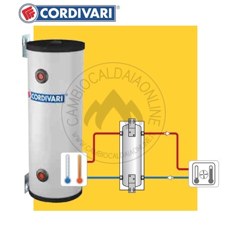 Cambiocaldaiaonline.it CORDIVARI Srl Cordivari/Storm Volano Termico PDC Pensile 25 / 50 lt (Inerziale/separatore idraulico H= 790 / 1008 mm D= 290 / 343 mm) Cod: 307016092000 / ST1577-310