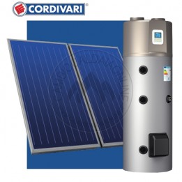 Cambiocaldaiaonline.it Cordivari Sistema Termico Solare BOLLYTERM HP 1 300 lt (-5°/43°C) completo collettori 2 x 2.5 mq Cod: 34103166174407-20
