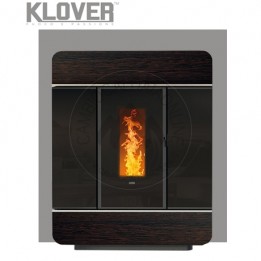 Cambiocaldaiaonline.it Klover termostufa a pellet DIVA SLIM WOOD (18,4kW) Cod: DSLW-20