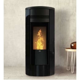 Cambiocaldaiaonline.it Klover termostufa a pellet STYLE 220 GLASS (27,1 KW) Cod: SLG220-20
