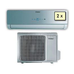 Cambiocaldaiaonline.it Vaillant Inverter MultiSplit Dual climaVAIR VAM 3-060 W2N (1x025 + 1x035) Cod: 0010015506+0010015423+0010015424-20