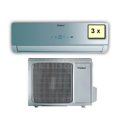 Cambiocaldaiaonline.it Vaillant Inverter MultiSplit Trial climaVAIR VAM 3-085 W3N (2x025 + 1x035) Cod: 0010015507+0010015423+0010015424-20