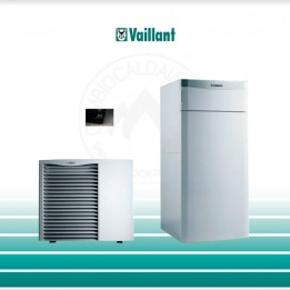 Cambiocaldaiaonline.it Vaillant SISTEMA IBRIDO 1 caldaia basamento con accumulo ACS + pdc monoblocco Cod: 001004004-20