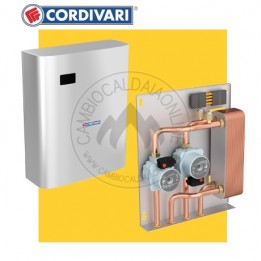 Cambiocaldaiaonline.it Cordivari Modulo separazione per termocamini e generatori a combustione solido MST (da 25 kW a 35 kW) Cod: 343531670000-20