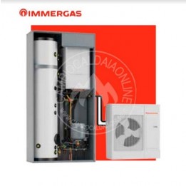 Cambiocaldaiaonline.it IMMERGAS pompa di calore ibrida reversibile MAGIS COMBO PLUS V2 (4-6-9kW) con gruppo idronico SUPER TRIO Cod: .-3.03061-20