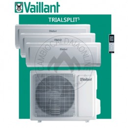 Cambiocaldaiaonline.it Vaillant climaVAIR exclusive VAM 5 Trialsplit (kW raff 7.10 + kW risc 8.50) R32 Classe A++ Cod: 0010022670-20