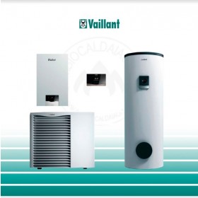 Vaillant SISTEMA IBRIDO 3 caldaia murale + bollitore bivalente + pdc monoblocco