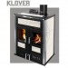 Cambiocaldaiaonline.it KLOVER Srl Klover termostufa pellet legna BI-FIRE MID AR-ARP-R-RP (pellet 16,1kW pellet+wood 27.4kW) Cod: BFM-05