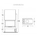 Cambiocaldaiaonline.it PIROS by MA-FER PIROS Termocamino a Legna CALORBLOC DUPLO (15.5kW risc. + 220 mc riscaldabile + Fumi Ø 250 mm) Misure L930 x P530 x HVetro 530 mm Cod: MA-15-50-10-042