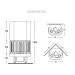 Cambiocaldaiaonline.it PIROS by MA-FER PIROS Termocamino a Legna CALORBLOC PANORAMIC (15.5kW risc. + 320 mc riscaldabile + Fumi Ø 250 mm) Misure L850 x P630 x HVetro 530 mm Cod: MA-04-50-10-032