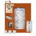 Cambiocaldaiaonline.it AURORA 3M AURORA 3M kit 3 appartamenti riscaldamento BT + acqua calda sanitaria* 15kW elettrici con puffer bivalente + 3 satelliti utenza al piano Cod: Aurora.BT3_H20-040