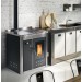 Cambiocaldaiaonline.it KLOVER Srl Klover Termocucina a Pellet SMART 80 INOX (22.6 kW) Cod: sm8-018