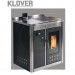 Cambiocaldaiaonline.it KLOVER Srl Klover Termocucina a Pellet SMART 80 INOX (22.6 kW) Cod: sm8-018